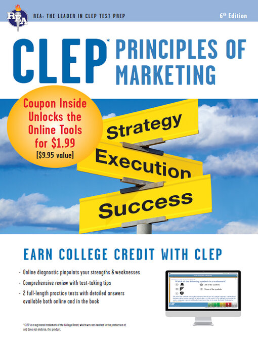 Title details for CLEP Principles of Marketing w/ Online Practice Exams by James E. Finch - Wait list